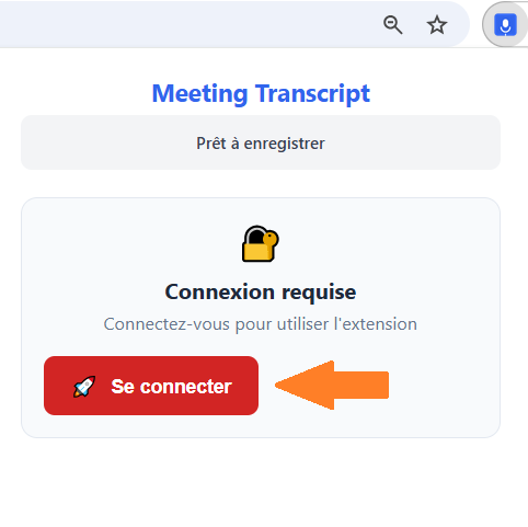 Se connecter étape 1